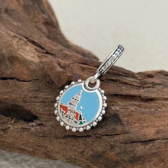 Pandora Jewelry - Pandora DisneyCastle Good Friend S925 Silver Dangle Charm
